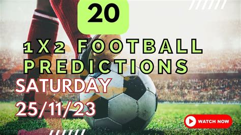 1X2 Football Predictions .